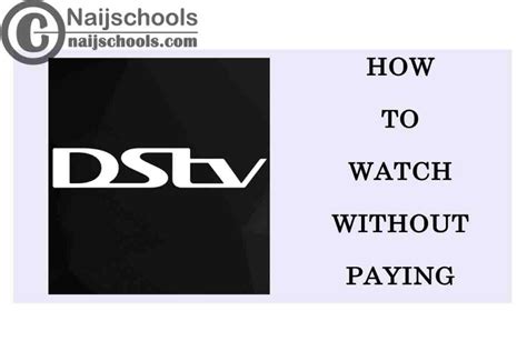 how to unlock dstv without paying